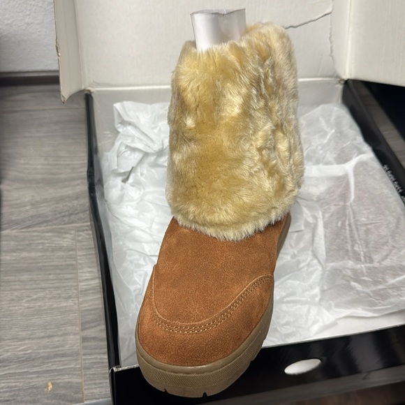 Style & Co. Womens Witty Leather Closed Toe Mid Calf Cold Weather boots Tan - Picture 5 of 5